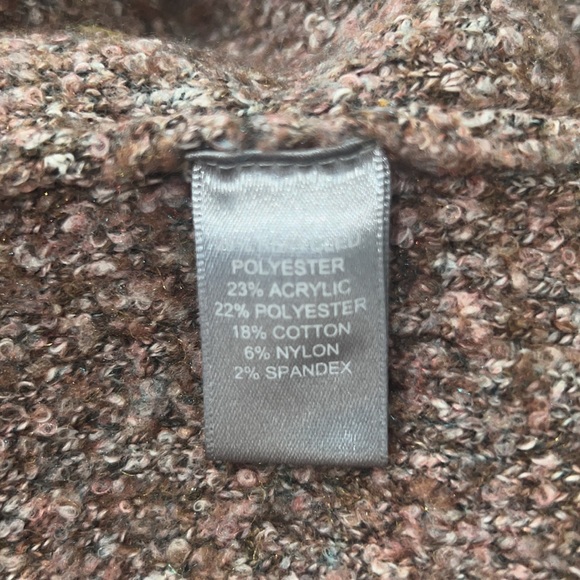 WOMENS MARLED MOCK NECK SWEATER - Picture 4 of 6